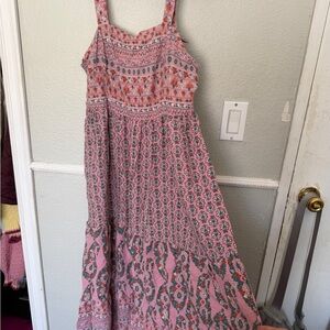 Knox Rose Pink Patterned Maxi Dress